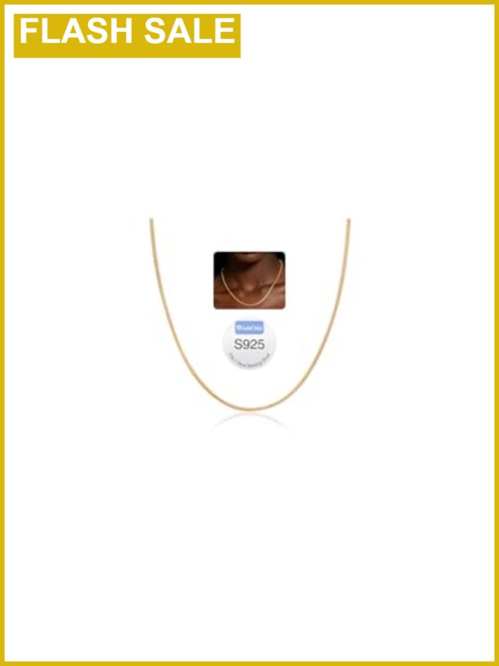 18k gold plated sterling silver snake chain necklace